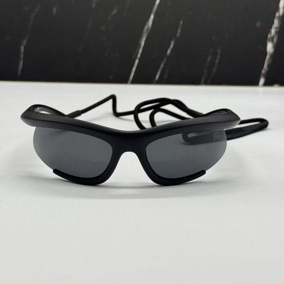 NEW BURBERRY BE4462 345287 SUNGLASSES BLACK UNISEX BE4462 3452/87 FABRIC CHAIN main image 10